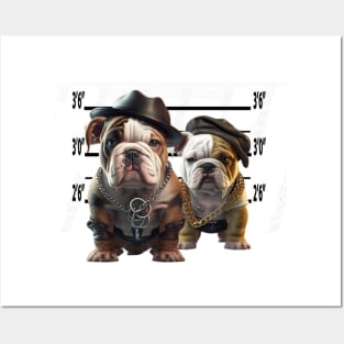 Bulldog Usual Suspect Father & Son Posters and Art